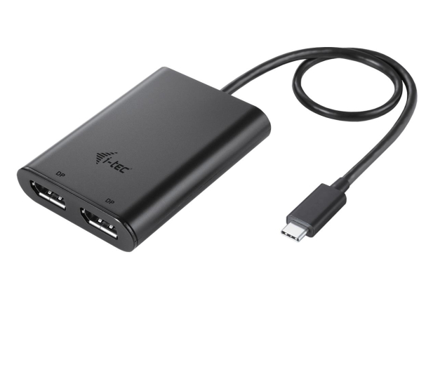 i-tec USB-C Dual 4K/60Hz 8K/30Hz DP Video Adapter - 1178523 - zdjęcie